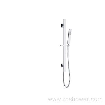 Slim sliding bar shower set